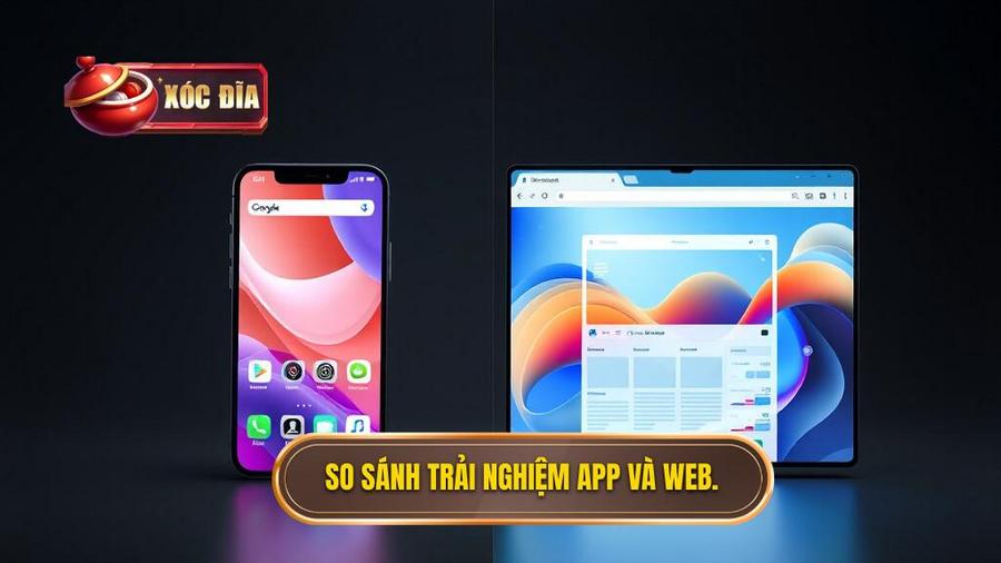 Bảng so sánh trải nghiệm giữa App và Web